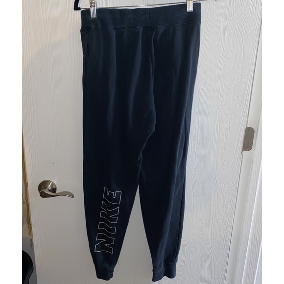 Men's Nike Air Joggers Small Drawstring Graphic On Back‎ Of Leg Black - Picture 7 of 9